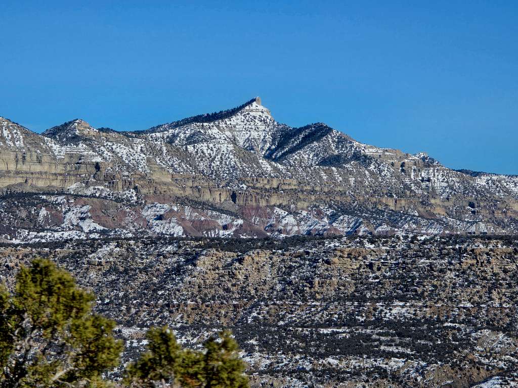 Pyramid Peak as seen from Kimbell Mesa