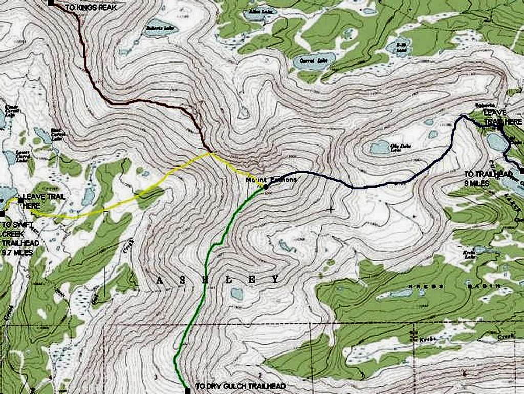 Detailed map of the final...