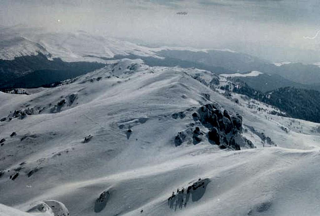 Bratocea ridge seen from...