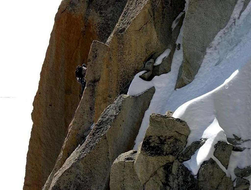 East side of Aiguille du Midi...