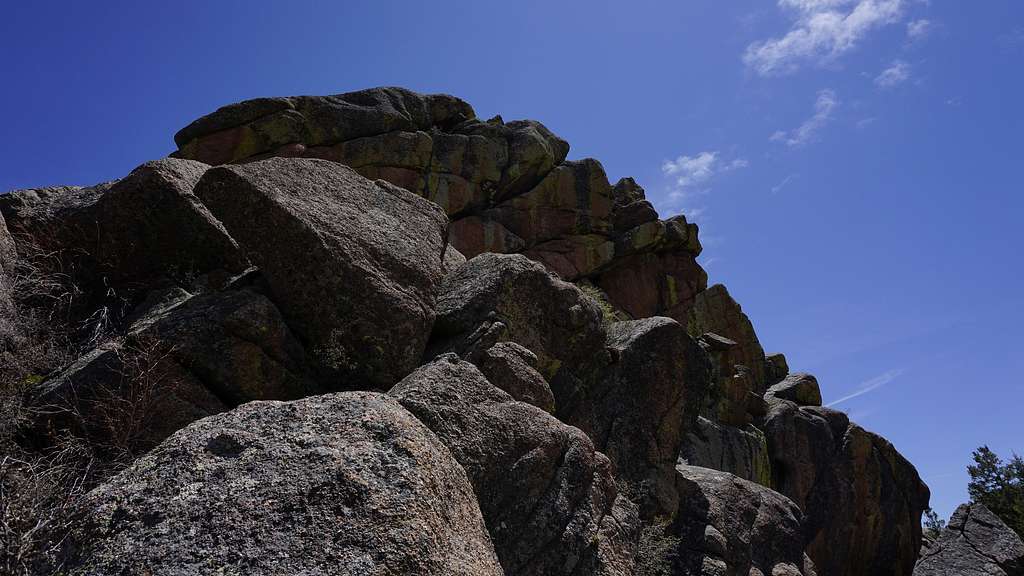 Scramble Block Summit scramble block. : Photos, Diagrams & Topos : SummitPost