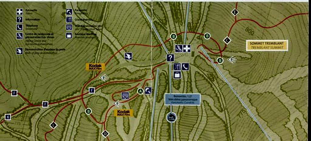 Map of the summit.