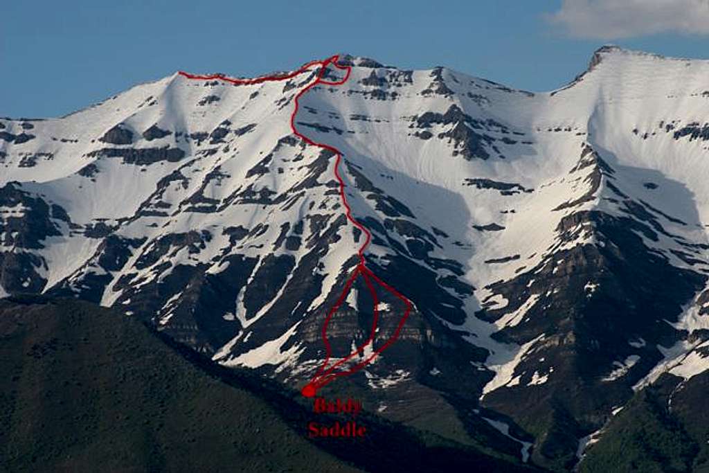 Everest Ridge as seen from...