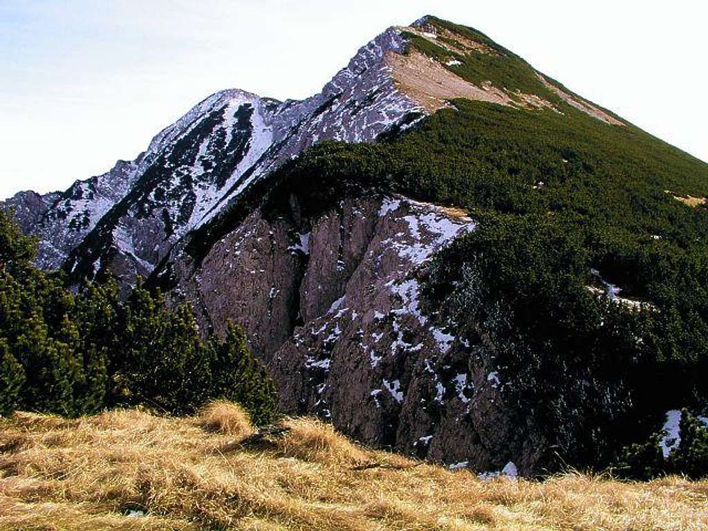 On the western ridge of Srednji vrh