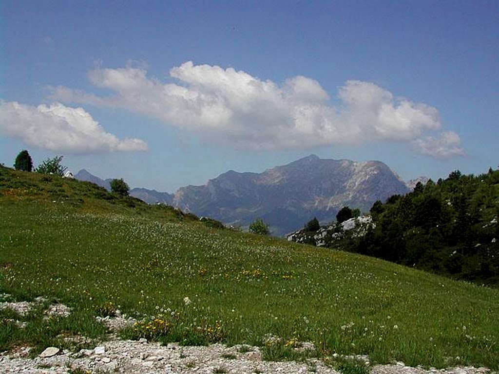 the Grigne ridge from Piani...