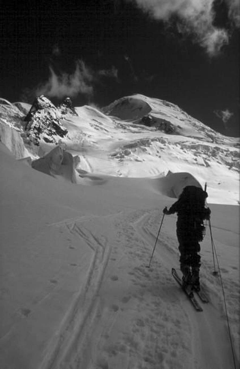 Skiing on the Bosson glacier...
