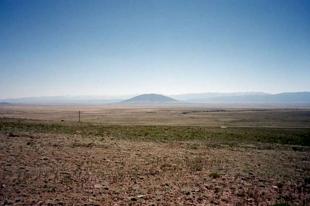 A view of nearby Ute Mountain.