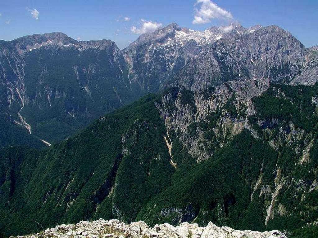 Summit panorama of Rzenik. On...