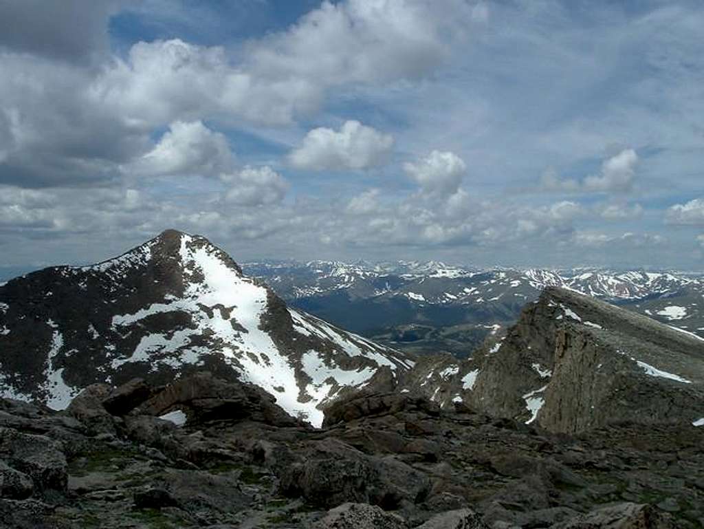 Mt Bierstadt summit from the...