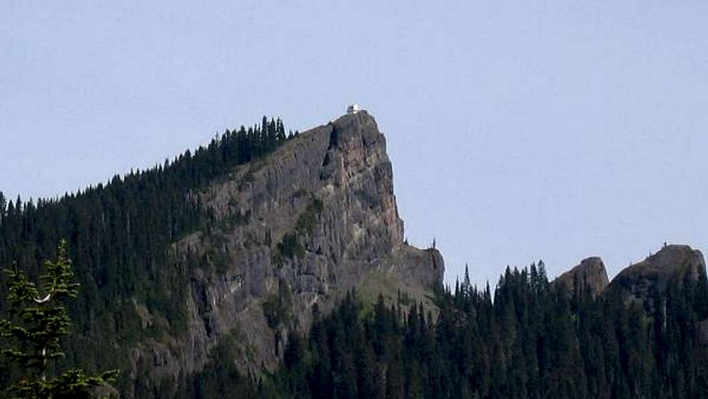 High Rock and its lookout as...