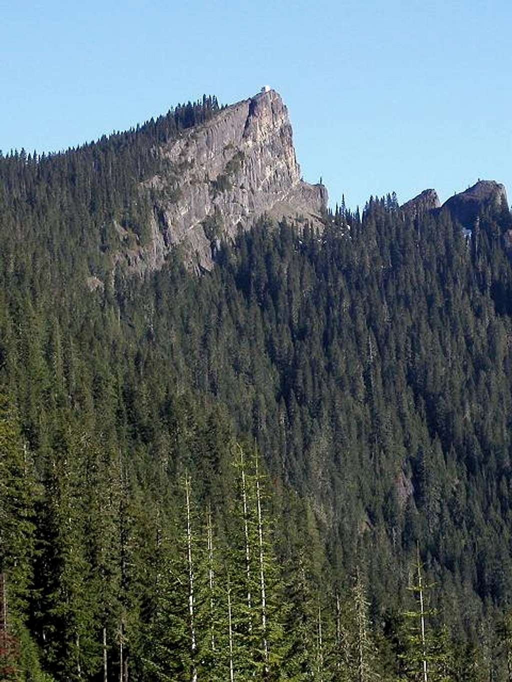 High Rock seen from the ridge...