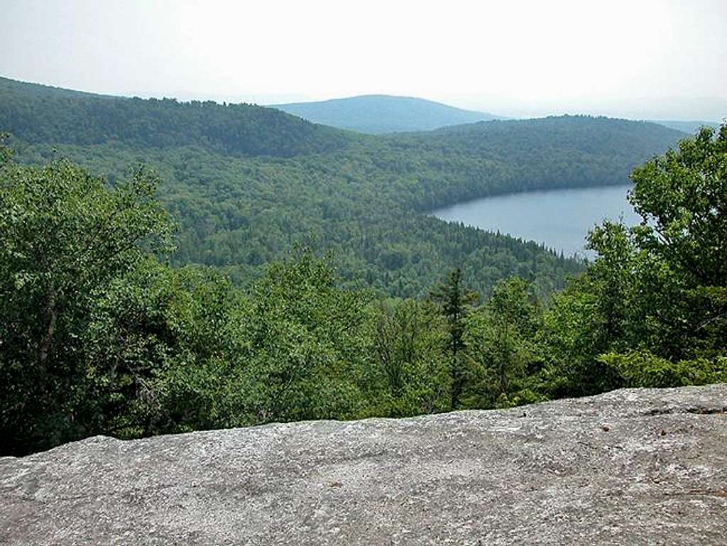 The east summit of Mount...