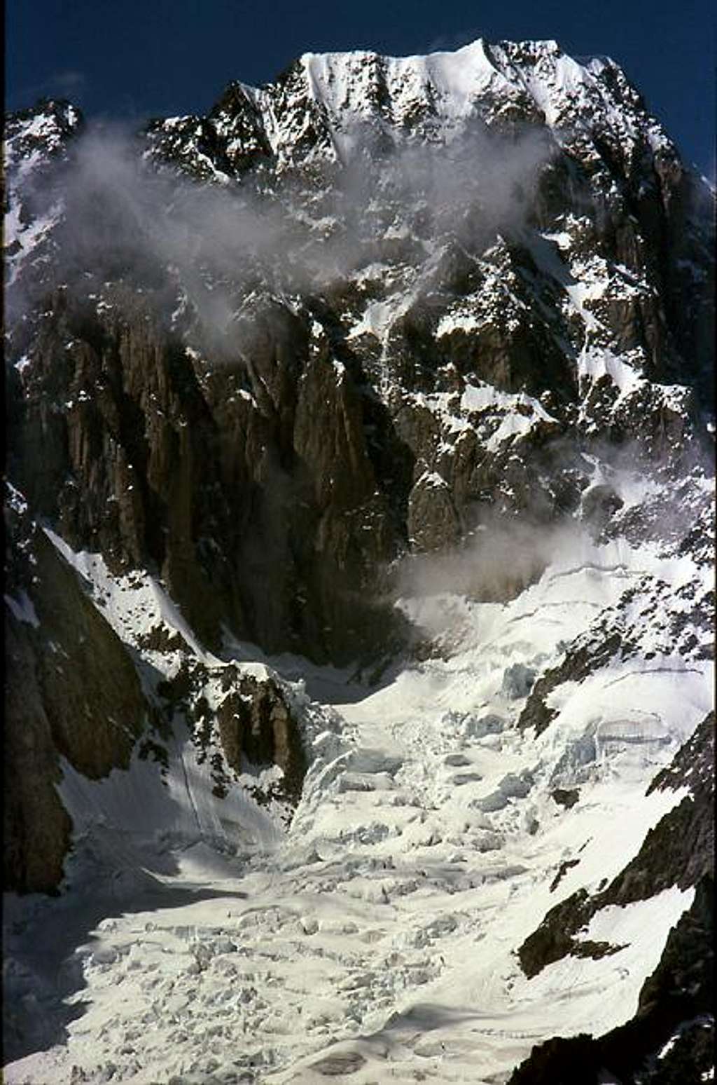 Mont Blanc di Courmayeur and Picco Luigi Amedeo on the left