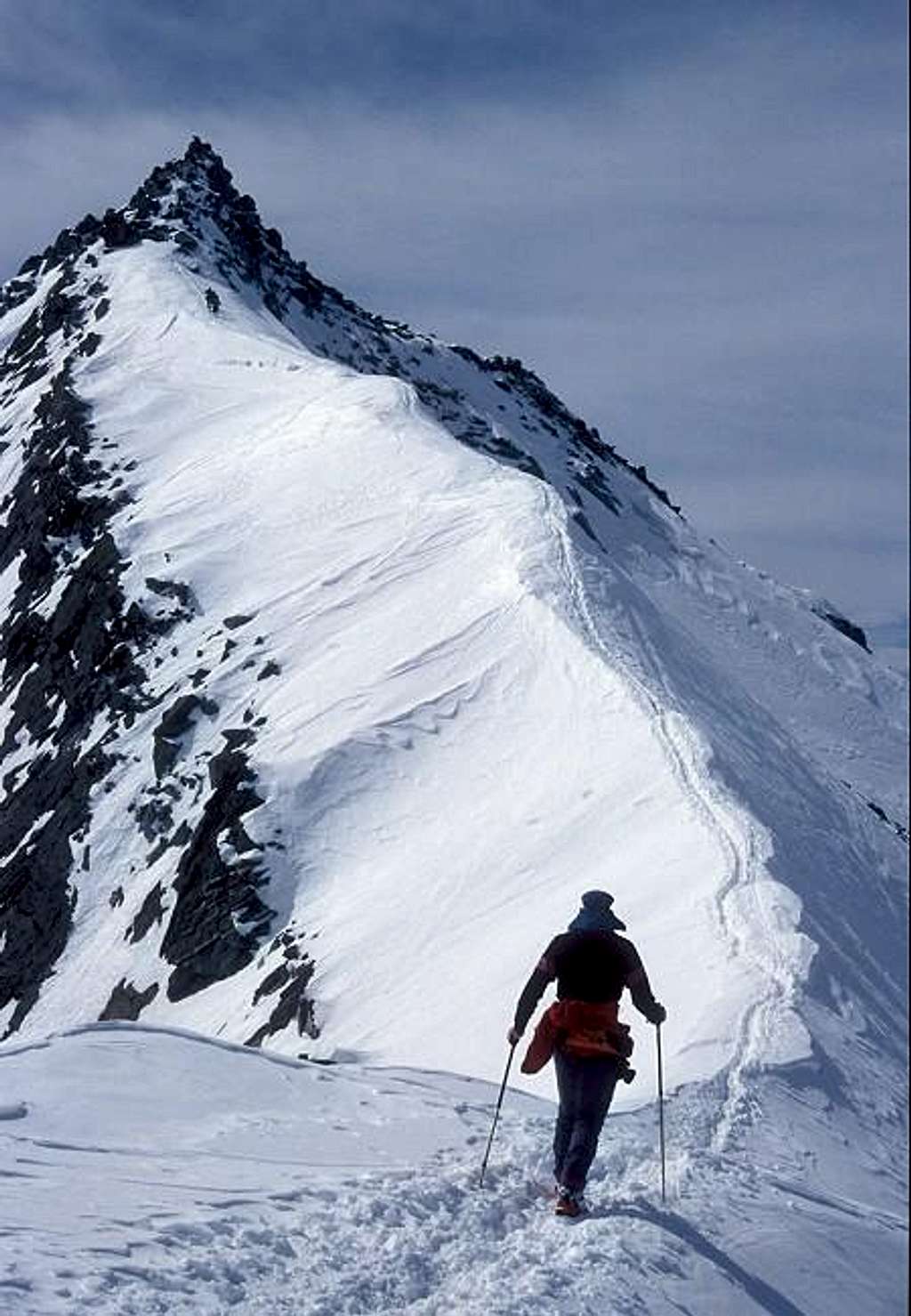 The final ridge to Monte...