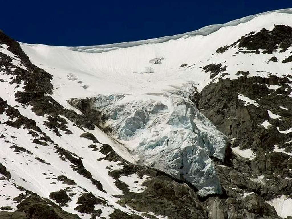 Gigante Pass and Mont Frety Glacier