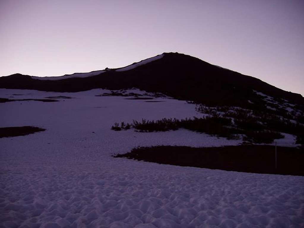Sonora Peak at first light....