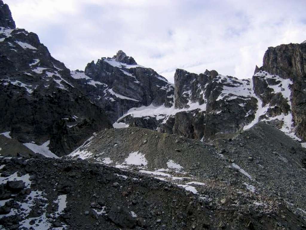 The view of Mount Owen (left...