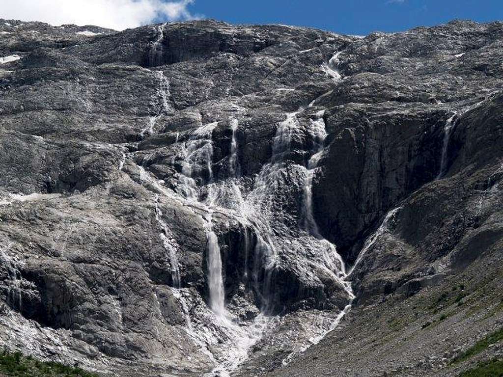 Some waterfalls near Lobbia...
