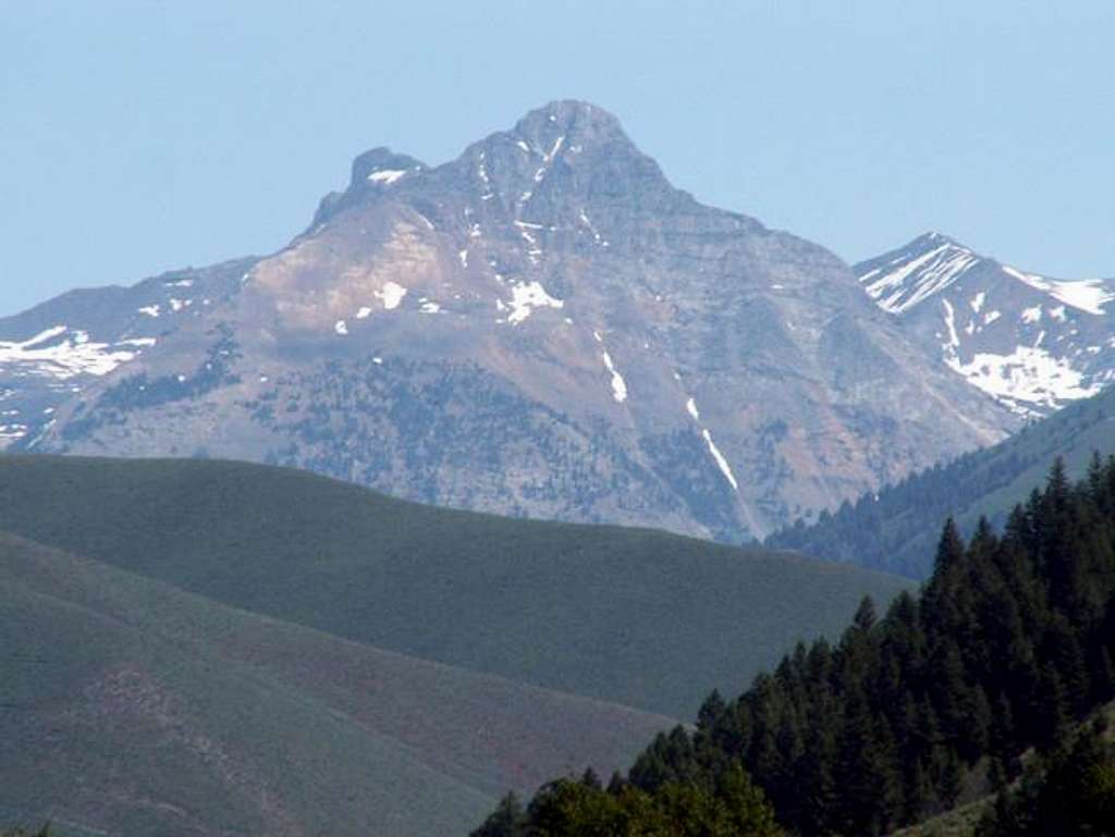 Cobb Peak from East Fork Road...