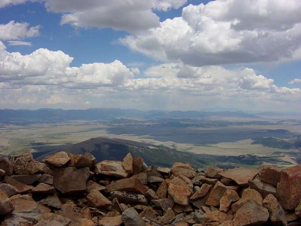 Looking East from the summit...