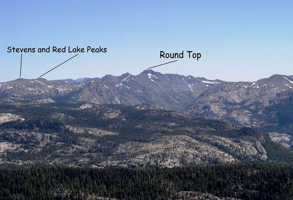 Carson Pass area from the...