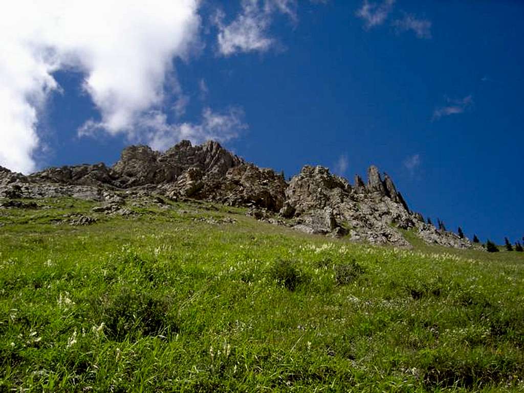 South side of Grizzly Peak in...