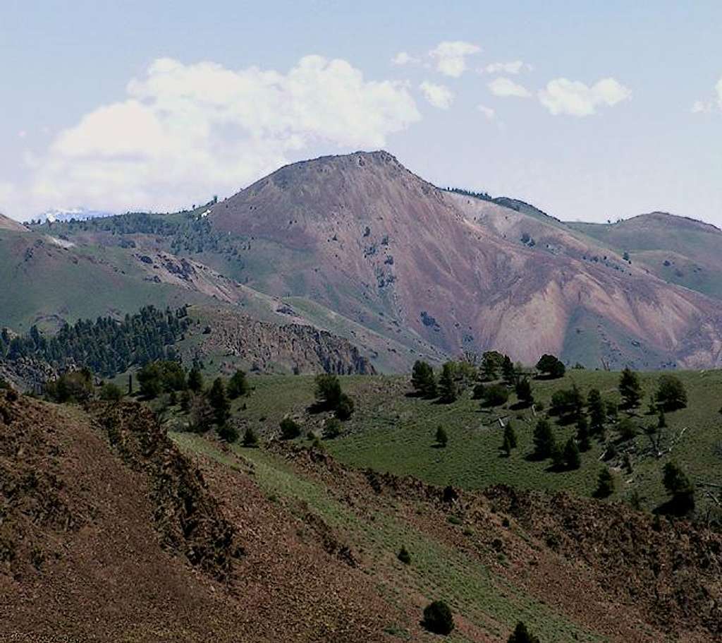 Porphyry Peak from the west,...
