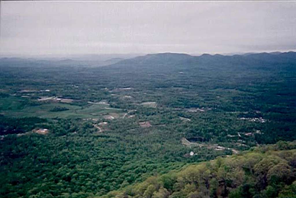 View from the summit of Yonah...
