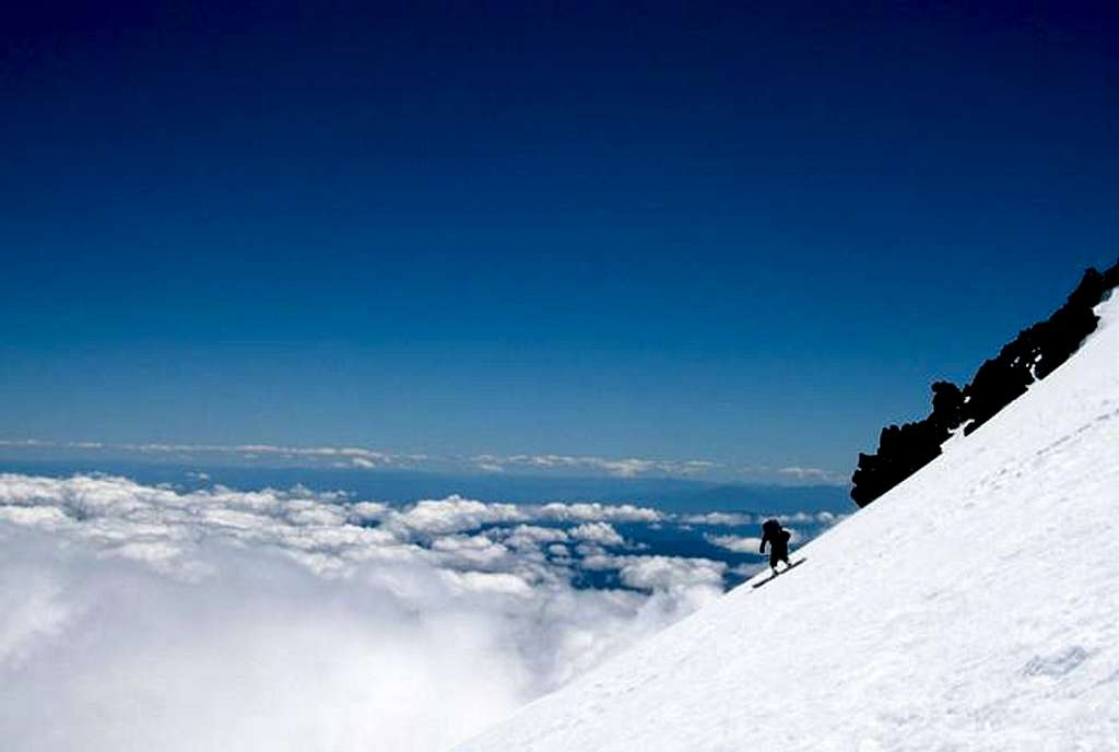 Snowboarding Mt. Shasta....