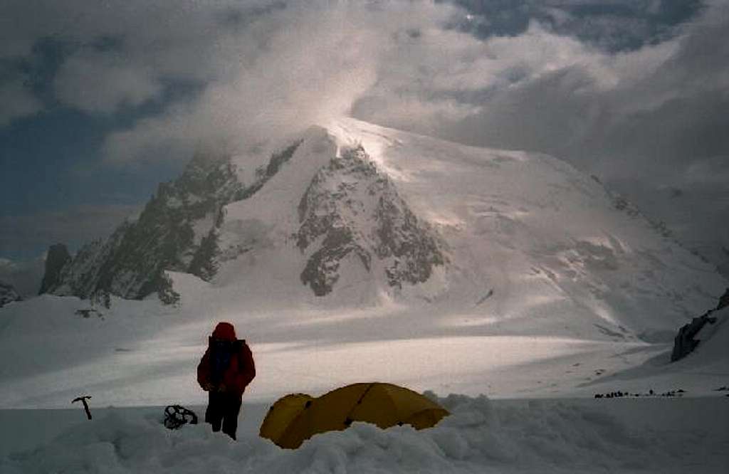 The Mont Blanc du Tacul seen...