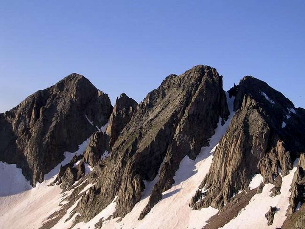 Babcock Peak's three main...
