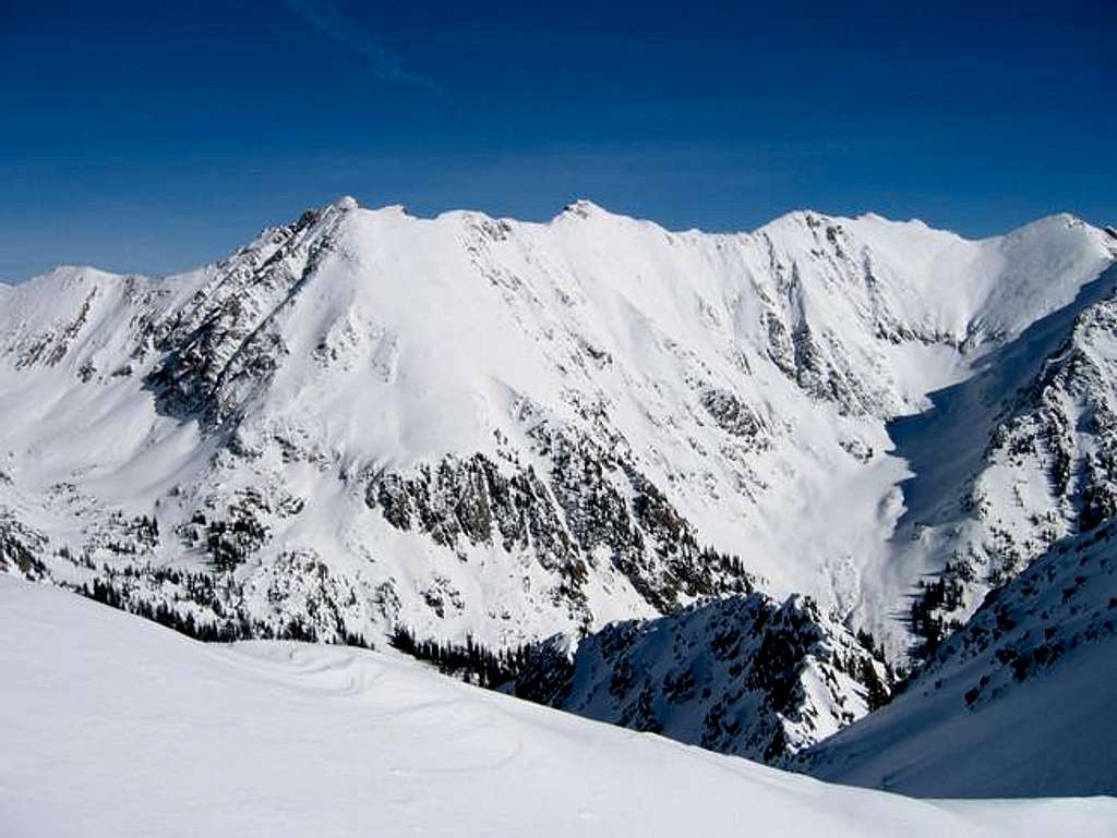 The Mount Solitude Massif...