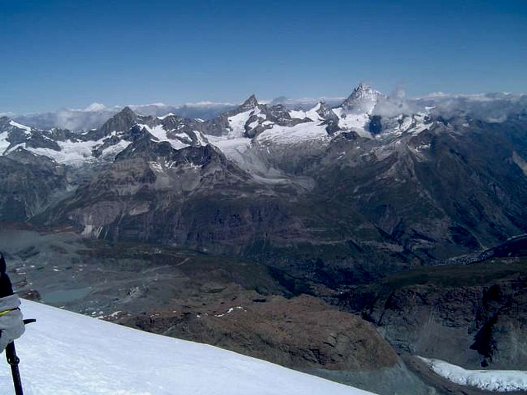 Zermatt from summit of...