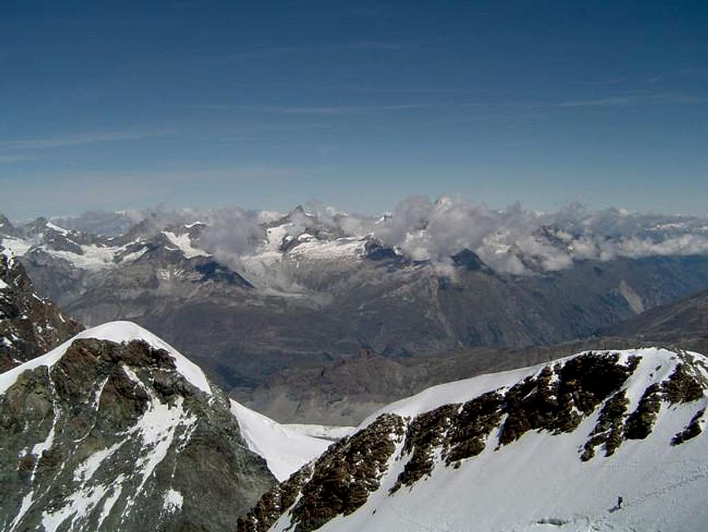 Pollux and Weisshorn seen...