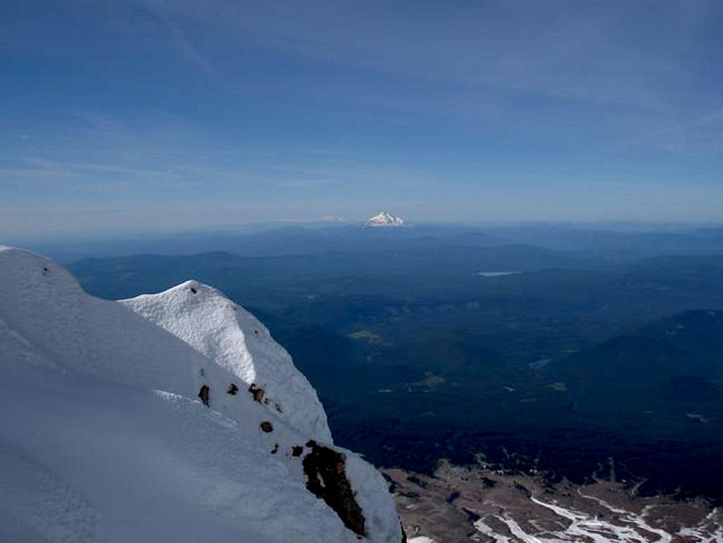 The view of Mt. Jefferson
