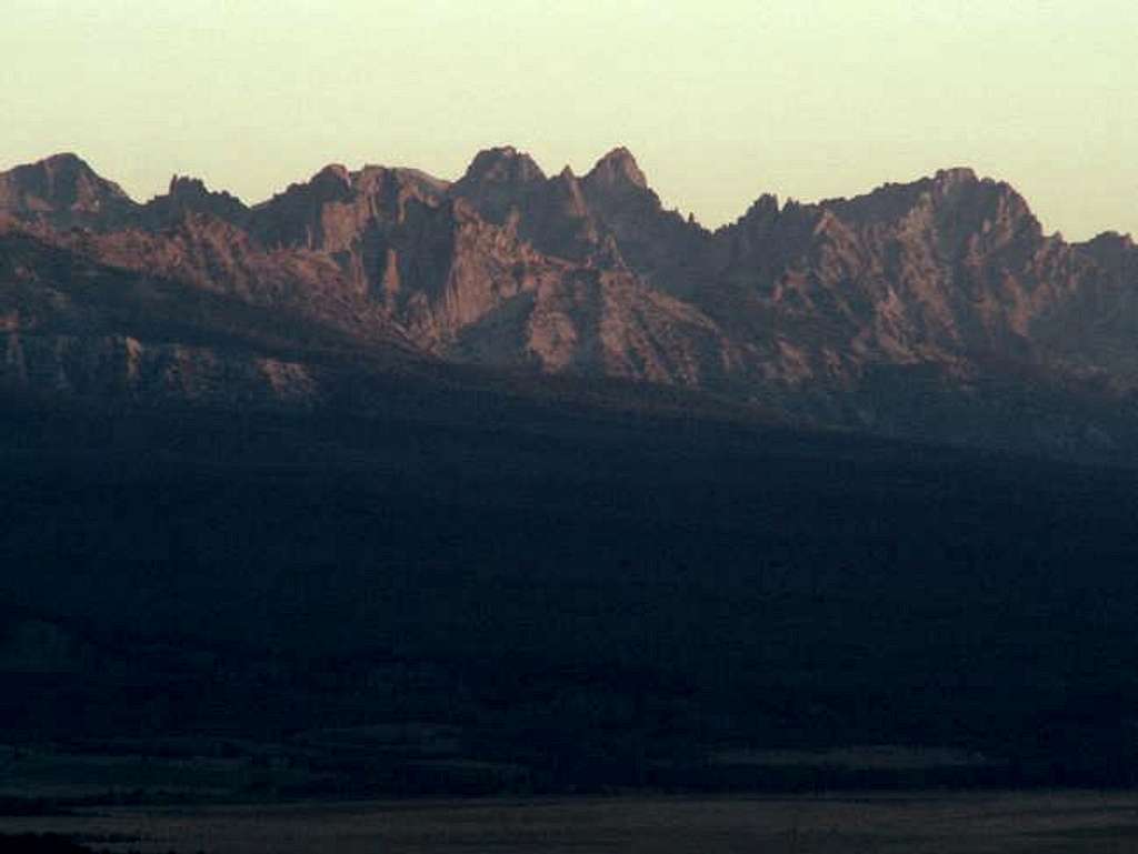 Thompson Peak (just right of...