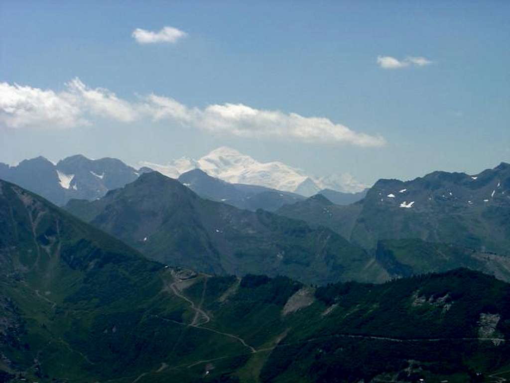 Mont Blanc seen from Mont de...