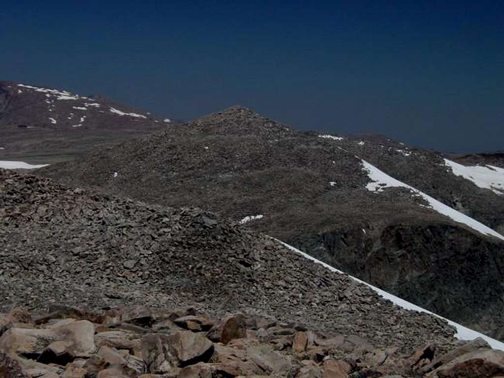 Darton Peak from the summit...
