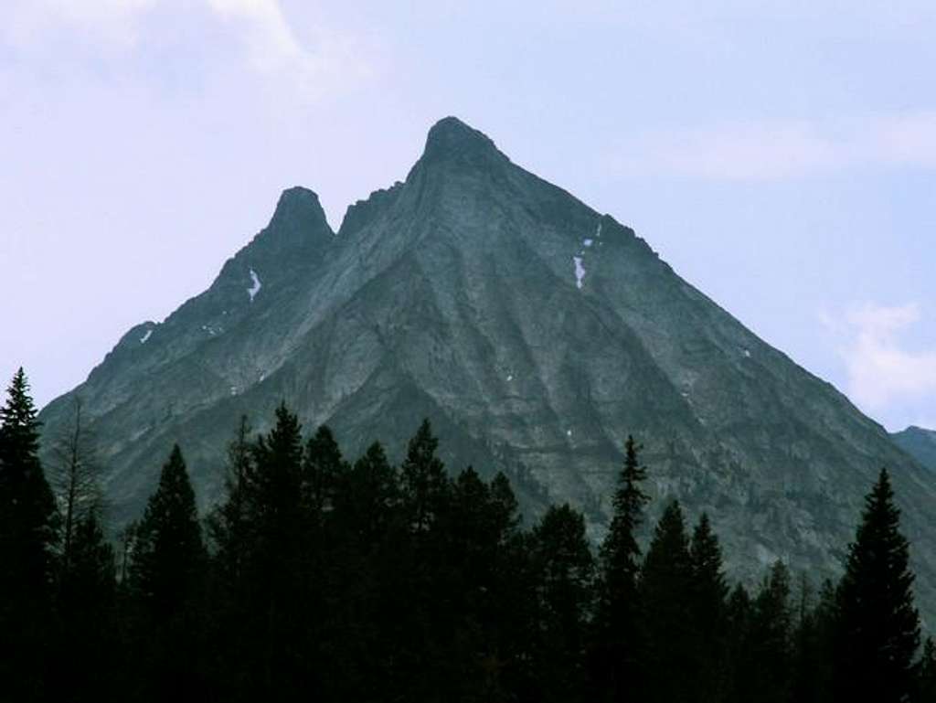 Howard Peak, left, and its...