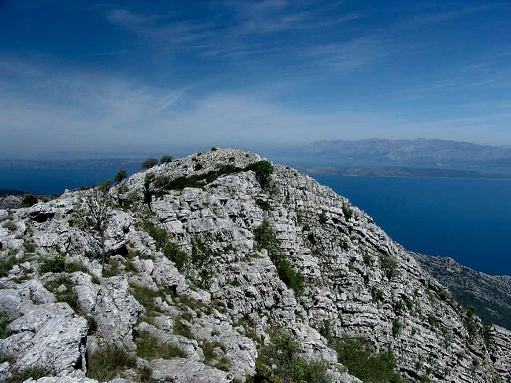 The summit of Sveti Ilija. In...