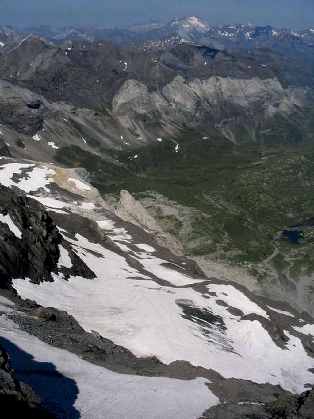 glacier of Munia viewed from...