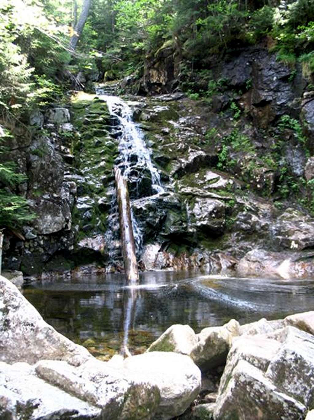 A beatiful waterfall on Mt...