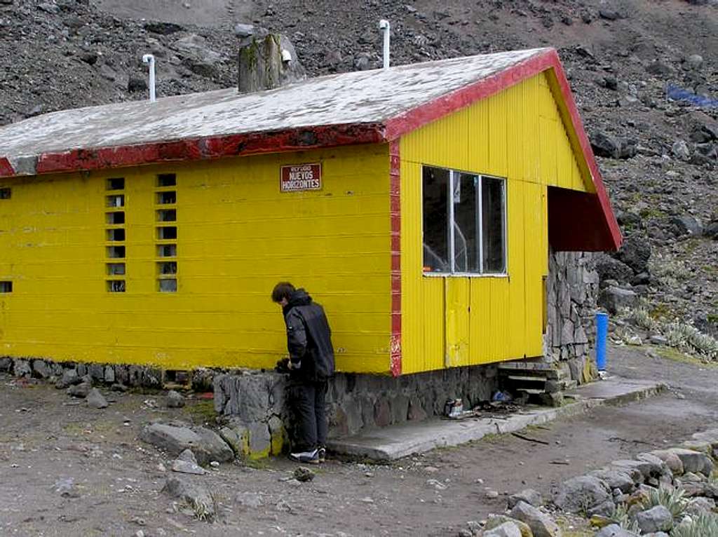 The Nuevos Horizontes hut....
