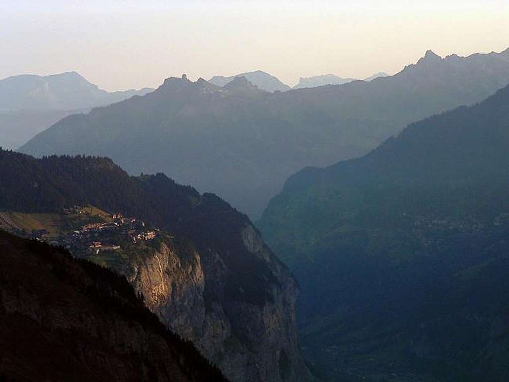 View of the Lauterbrunnental...