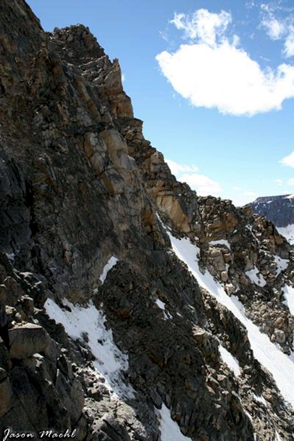 Whitetail Peak Snow Couloir