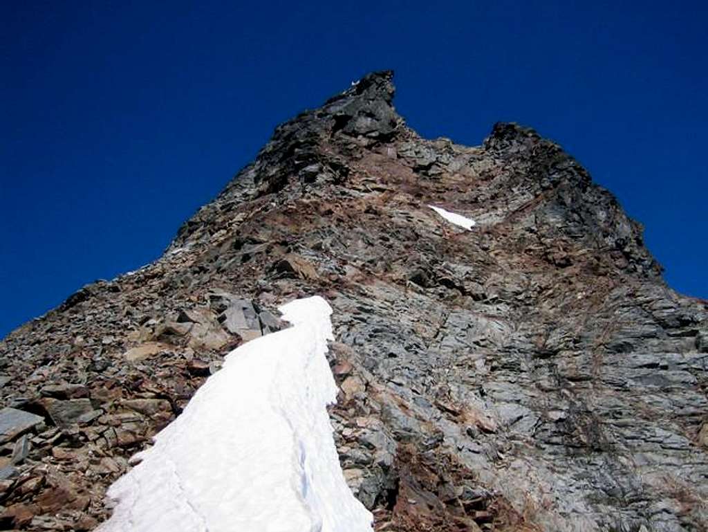 Sahale Peak summit pinnacle...