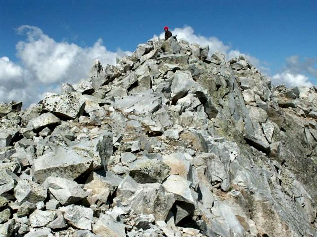 Hagerman Peak's summit