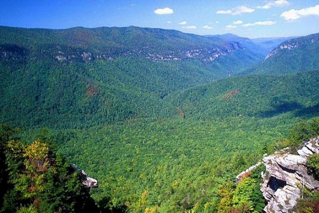 LINVILLE GORGE from shortoff...