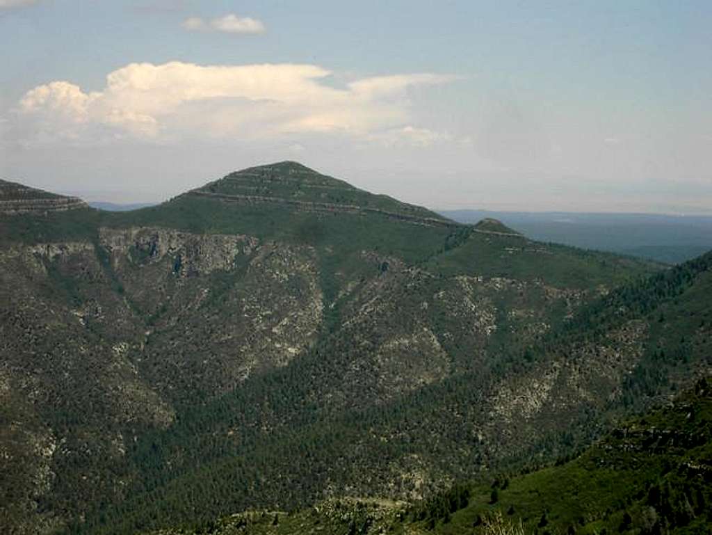 Mosca Peak and its shorter,...