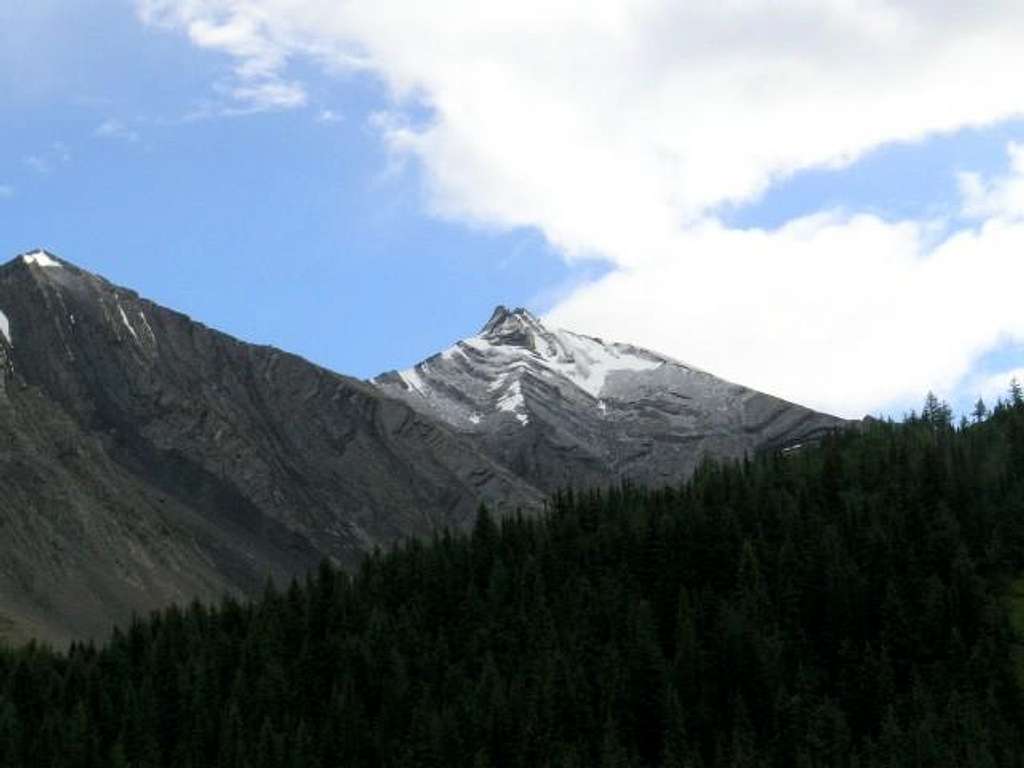This is what Mt. Rae looks...
